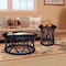 International Concepts Round Ceylon Coffee Table, 40 in W X 40 in L X 18 in H, Wood, Black OT46-46CR - alternate 6
